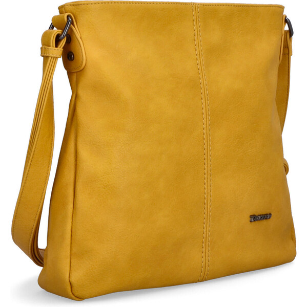 Kabelka zo syntetickej kože crossbody Tangerin žltá 8003 ZLU 64020630