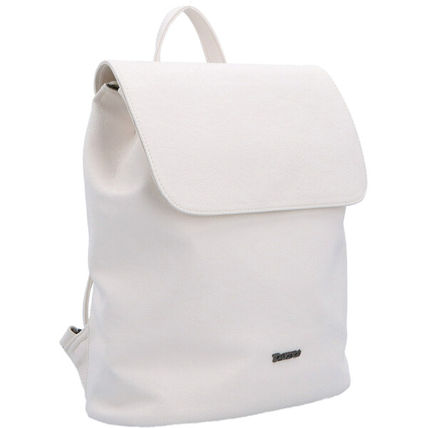 Mestský batoh zo syntetickej kože Tangerin krémová 8006 K 64020629