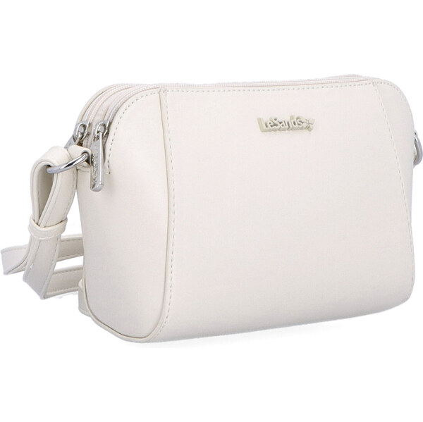 Kabelka zo syntetickej kože crossbody Le Sands béžová 7716 BE 64020639