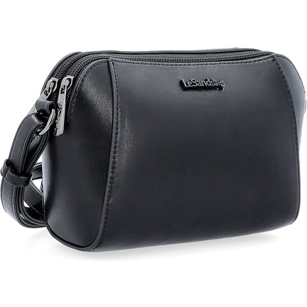 Kabelka zo syntetickej kože crossbody Le Sands čierna 7716 C 64020638