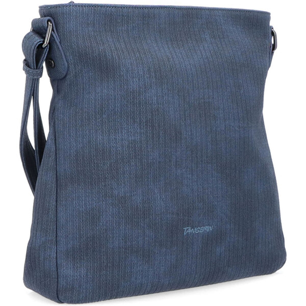 Kabelka zo syntetickej kože crossbody Tangerin modrá 7010 TM 64020730