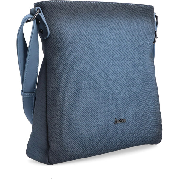Kabelka zo syntetickej kože crossbody Indee modrá 6317 M 64020762
