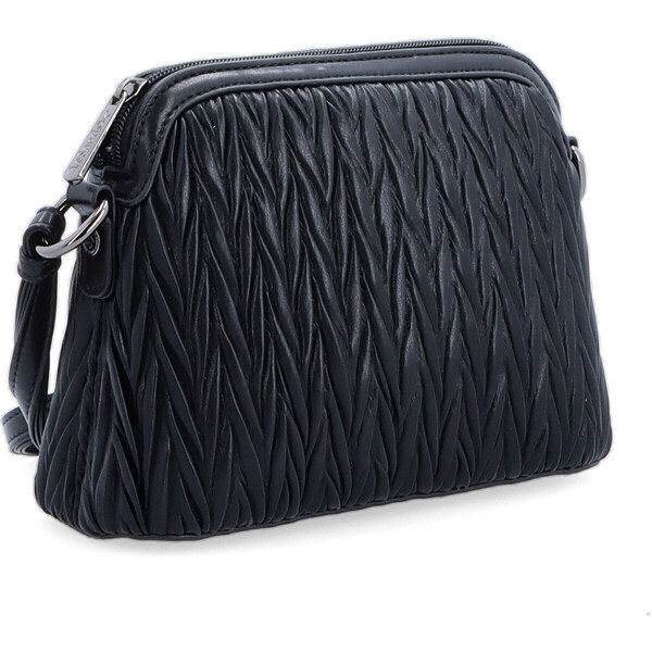 Kabelka zo syntetickej kože crossbody Le Sands čierna 4357 C 64020771