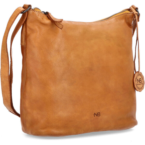 Kožená kabelka crossbody Noelia Bolger žltá NB 2405 ZLU 64020919
