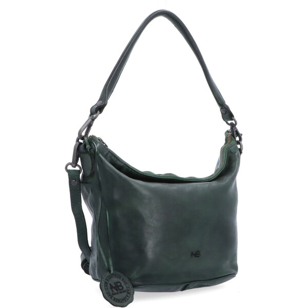 Kožená kabelka cez rameno Noelia Bolger zelená NB 2409 ZE 64020926