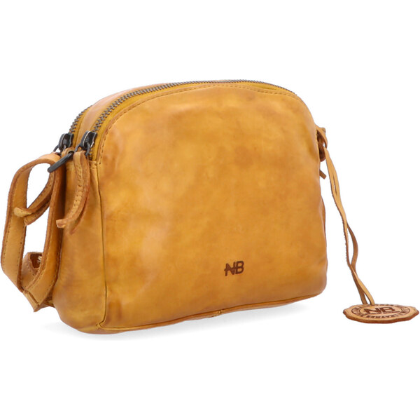 Kožená kabelka crossbody Noelia Bolger žltá NB 2408 ZLU 64020932