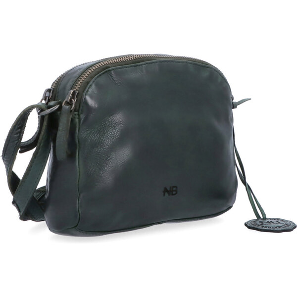 Kožená kabelka crossbody Noelia Bolger zelená NB 2408 ZE 64020933