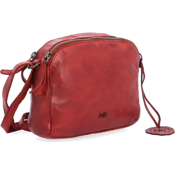Kožená kabelka crossbody Noelia Bolger červená NB 2408 CV 64020937