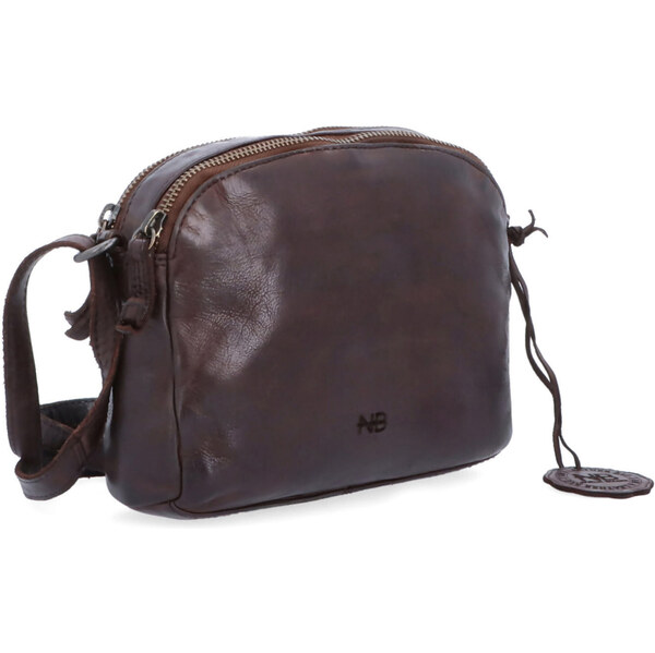 Kožená kabelka crossbody Noelia Bolger hnedá NB 2408 H 64020936