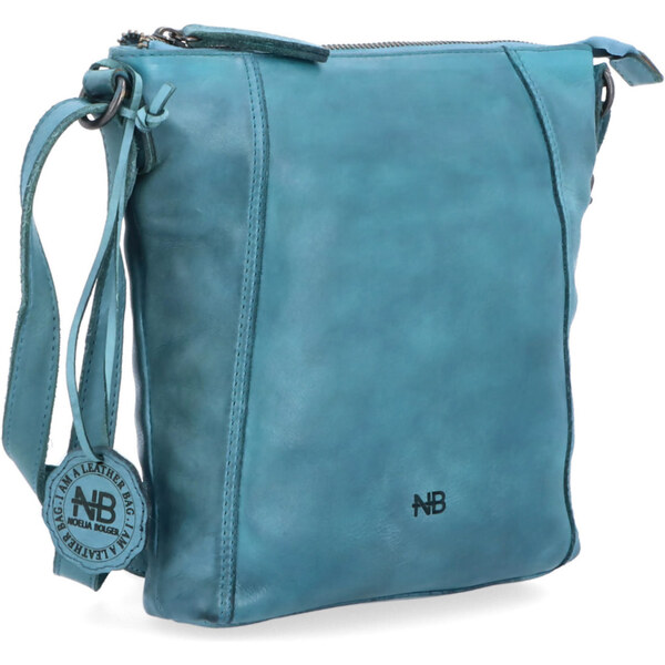 Kožená kabelka crossbody Noelia Bolger zelená NB 2086 TYR 64020950