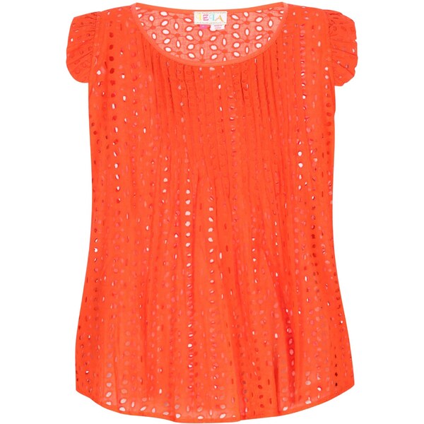 IZIA Top Boho tmavooranžová 65877814