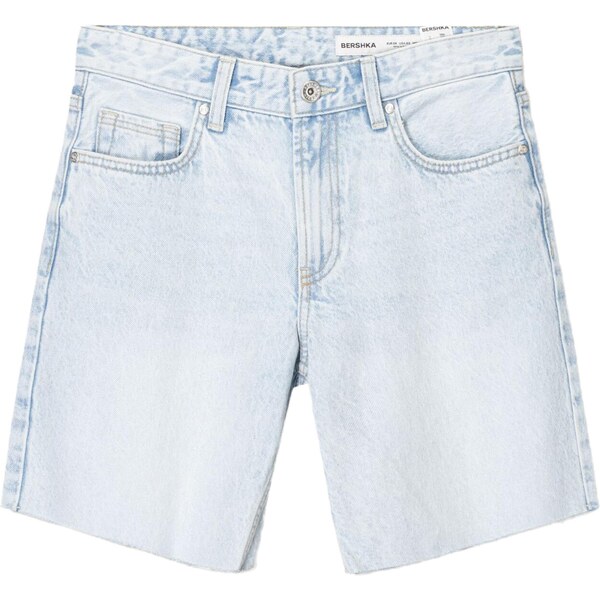 Bershka Džínsy svetlomodrá 66037257