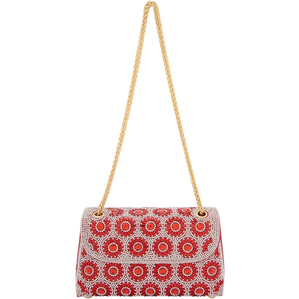 faina Kabelka na rameno tmavočervená / priehľadná 66141191