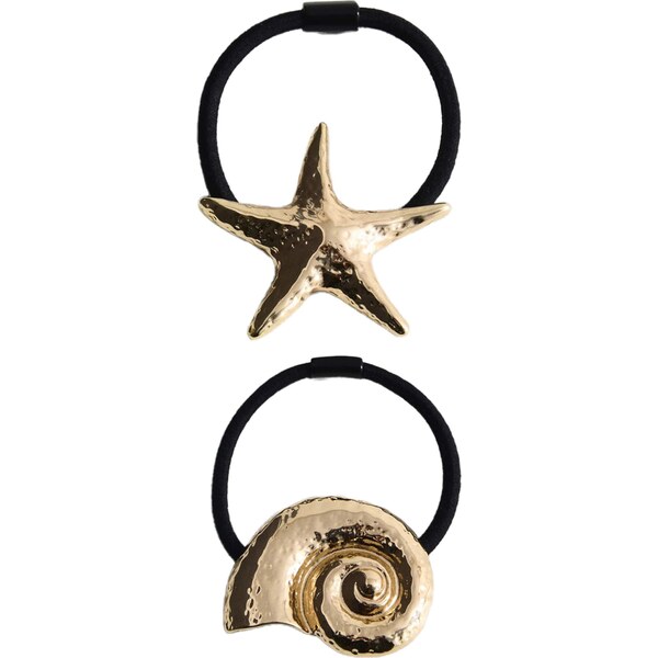 MANGO Bižutéria do vlasov OCEAN zlatá / čierna 65087797