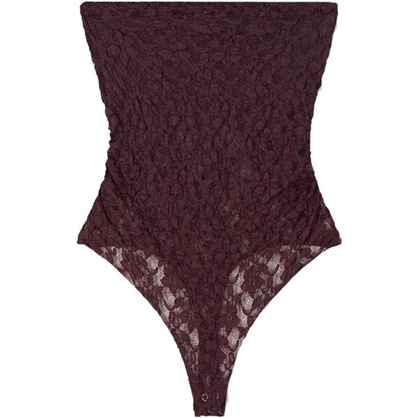 Bershka Košeľové body grenadínová 65880597