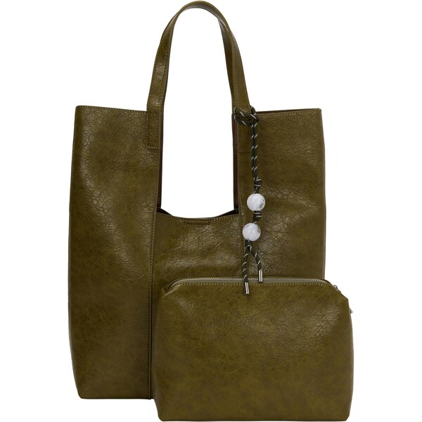 usha WHITE LABEL Shopper olivová 66140229
