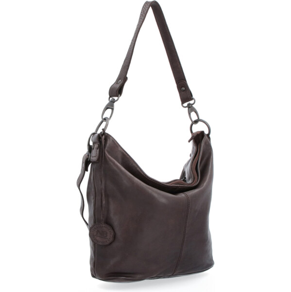 Kožená kabelka cez rameno Noelia Bolger hnedá NB 2043 H 64019547