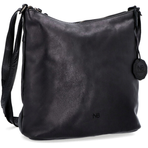 Kožená kabelka crossbody Noelia Bolger čierna NB 2405 C 64797574