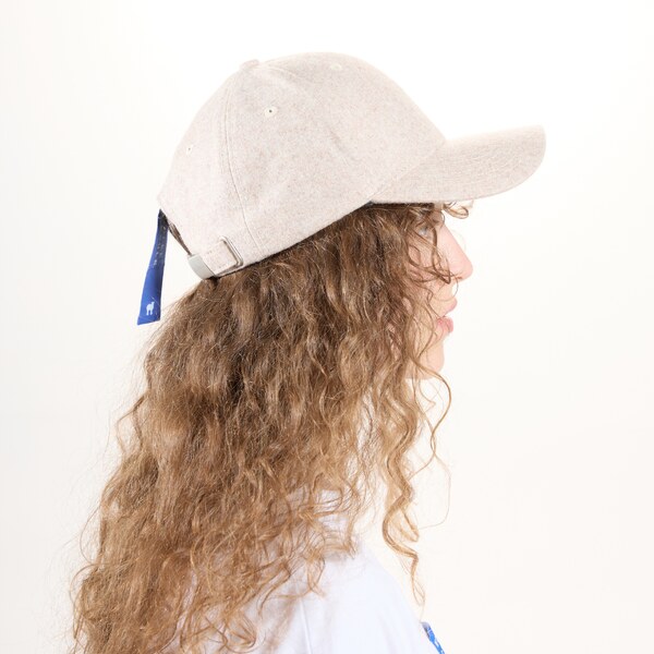 Vlnka Vlnená šiltovka Merino Woolee Capsule béžová/modrá 64029211