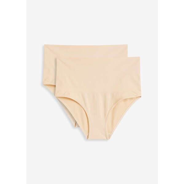 bonprix Sťahovacie nohavičky Seamless, stredný tvarujúci efekt (2 ks), 64039439