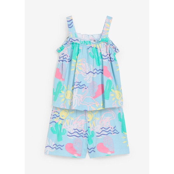 bonprix Top a krátke nohavice (2-dielna sada), z bio bavlny, farba 64039561