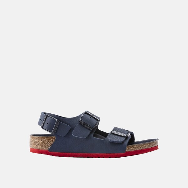 Detské modré Regular sandále Birkenstock Milano Birko-Flor 65269346