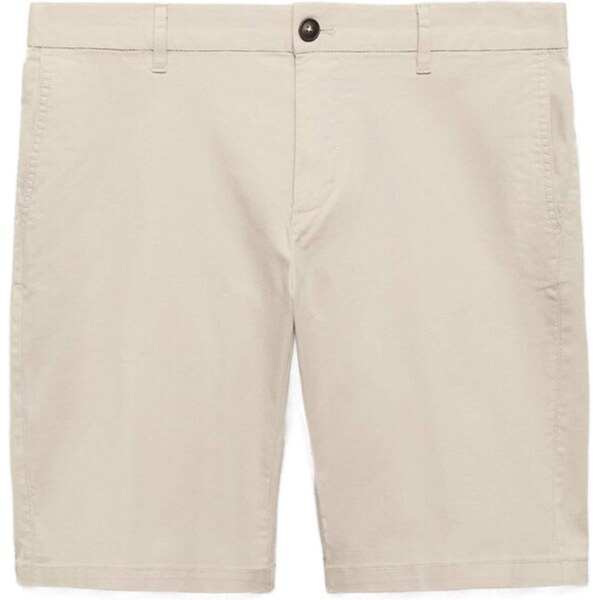 MANGO MAN Chino nohavice GRACIA krémová 64045471