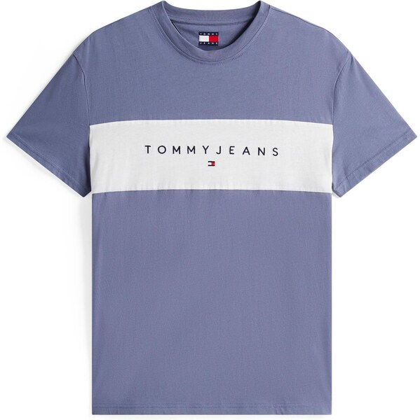Tommy Jeans Tričko námornícka modrá / modrosivá / biela 64045642