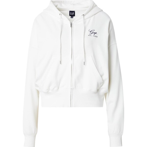 GAP Tepláková bunda tmavomodrá / biela 64045718