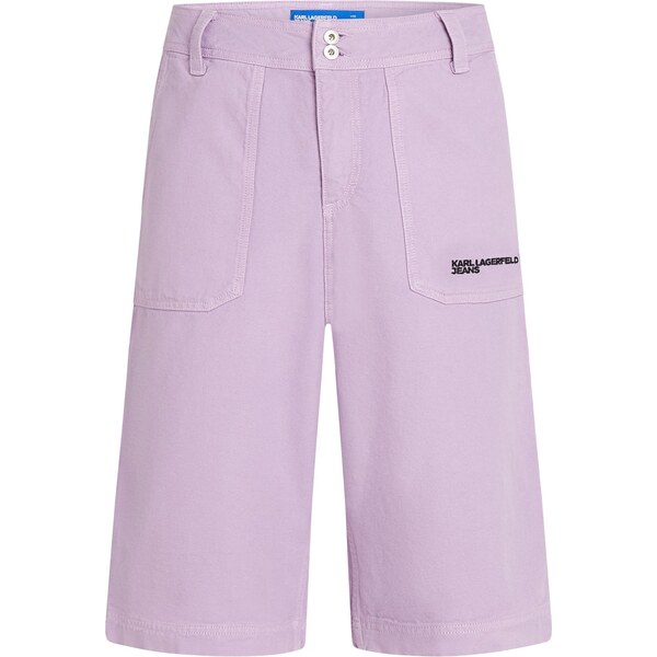 KARL LAGERFELD JEANS Nohavice levanduľová / čierna 64045252