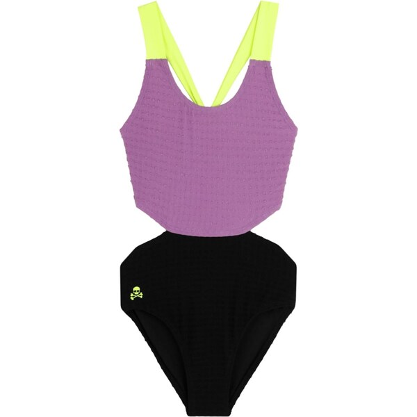 Scalpers Jednodielne plavky Vichy fialová / orgovánová 64253859