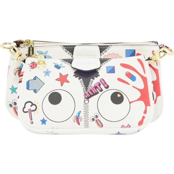 MYMO Taška cez rameno Pop Eyetheme modrá / červená / čierna / biela 64045370