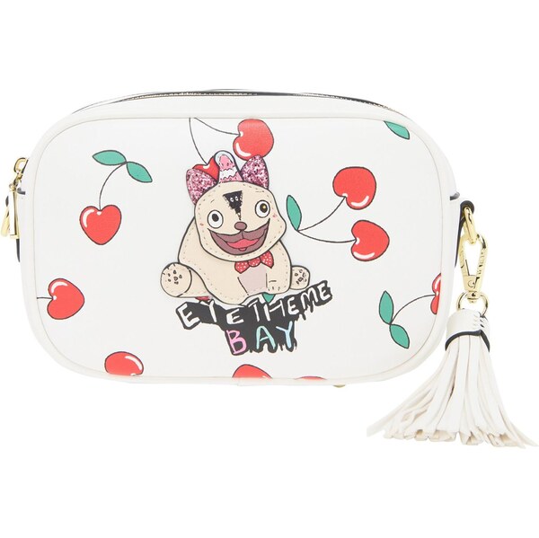 MYMO Taška cez rameno Pop Eyetheme smaragdová / červená / čierna / 64045375