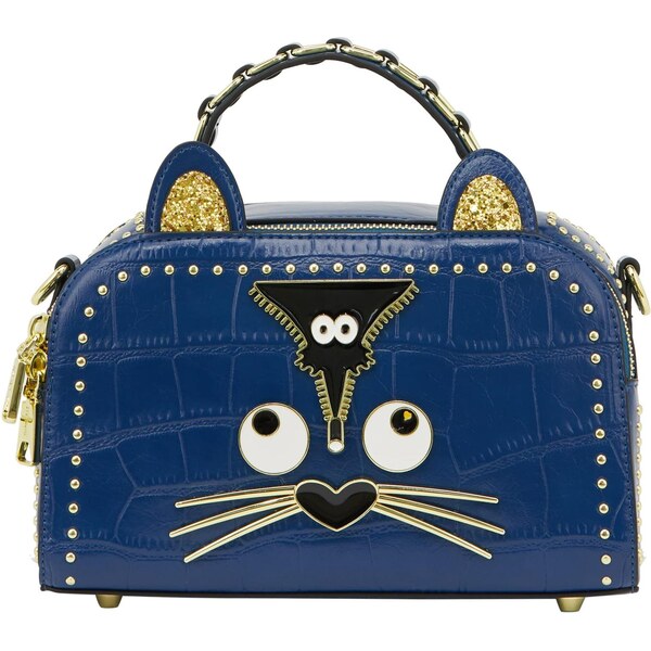 MYMO Kabelka Pop Eyetheme tmavomodrá / žltá / čierna / biela 65979625