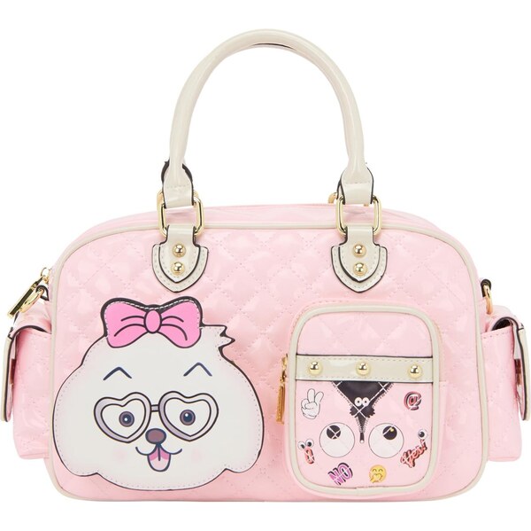 MYMO Kabelka Pop Eyetheme ružová / ružová / čierna / biela 65878513