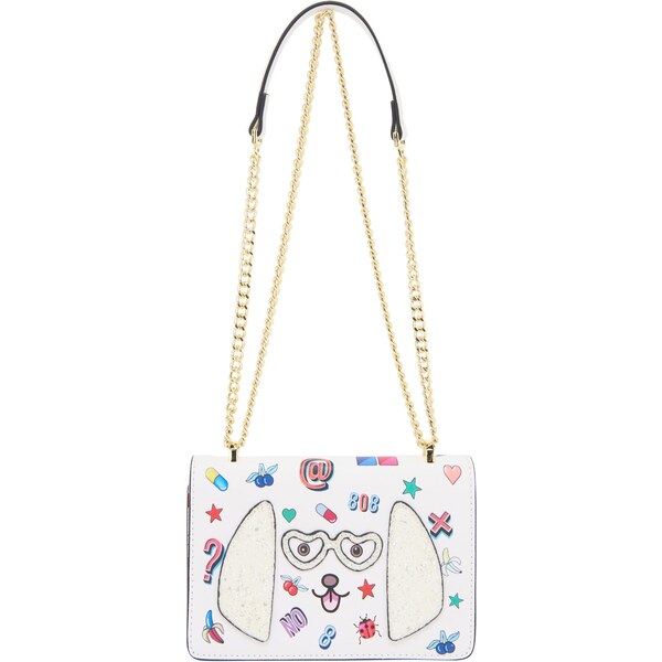 MYMO Kabelka na rameno Pop Eyetheme modrá / žltá / čierna / biela 65652303