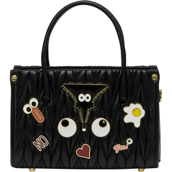 MYMO Kabelka Pop Eyetheme žltá / čerešňová / čierna / biela 66068712