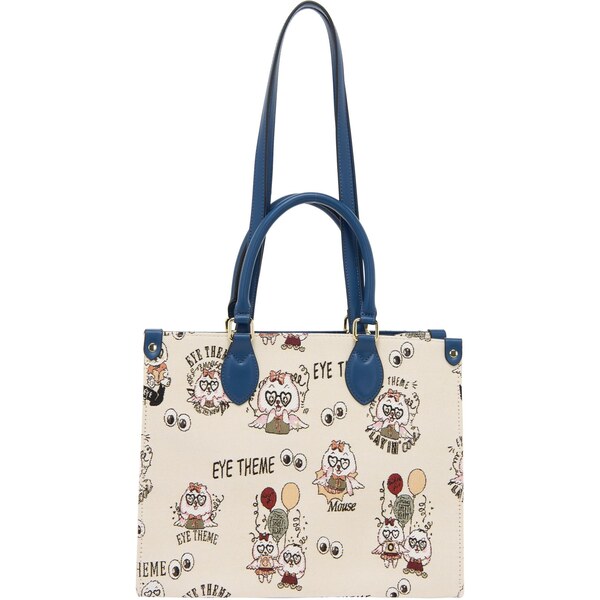 MYMO Kabelka Pop Eyetheme béžová / tmavomodrá / bordová 65979652