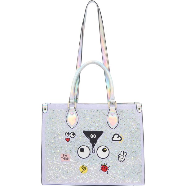 MYMO Kabelka Eyetheme jasne červená / čierna / strieborná / biela 66068716