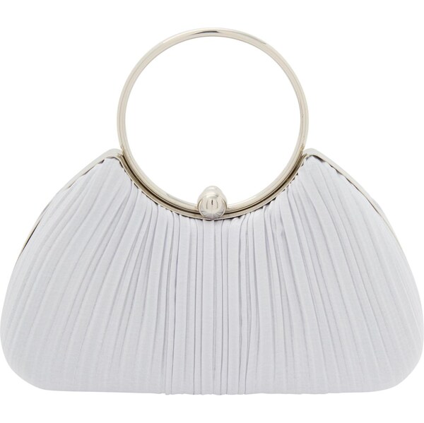 faina Listová kabelka strieborná 66142251