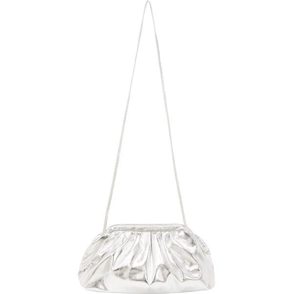 faina Listová kabelka strieborná 66141413
