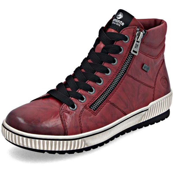 RIEKER Dámska členková obuv REMONTE D0772-36 červená W5 64046357