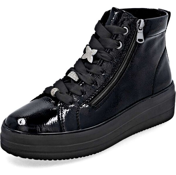 RIEKER Dámska členková obuv REMONTE D1C72-00 čierna W5 64046359