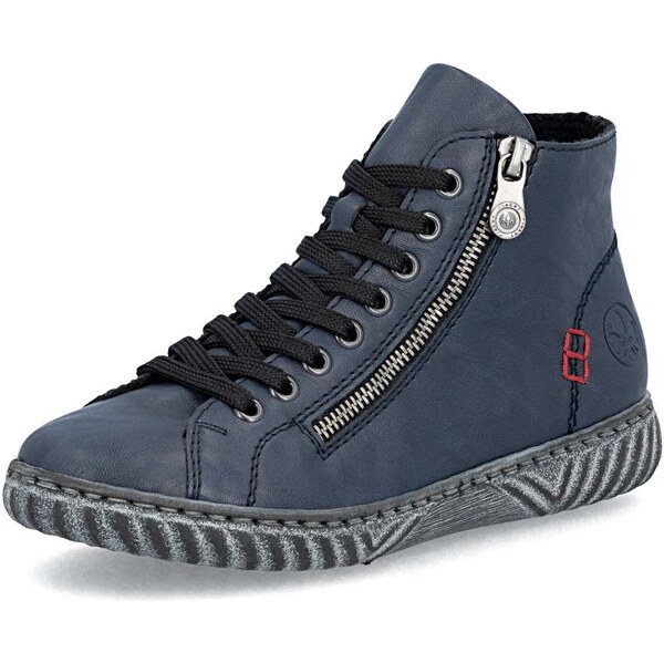 Dámska členková obuv RIEKER N0921-14 modrá W5 64046369