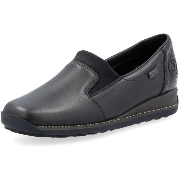 Dámske mokasíny RIEKER 44291-00 čierna W5 64046377