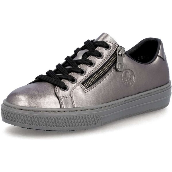 Dámske tenisky RIEKER L59L1-90 strieborná W5 64046399