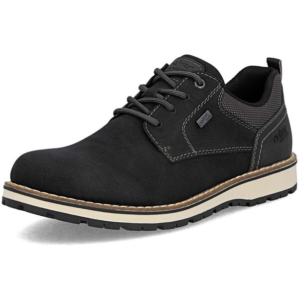 Pánske poltopánky RIEKER 38406-00 čierna W5 64047354