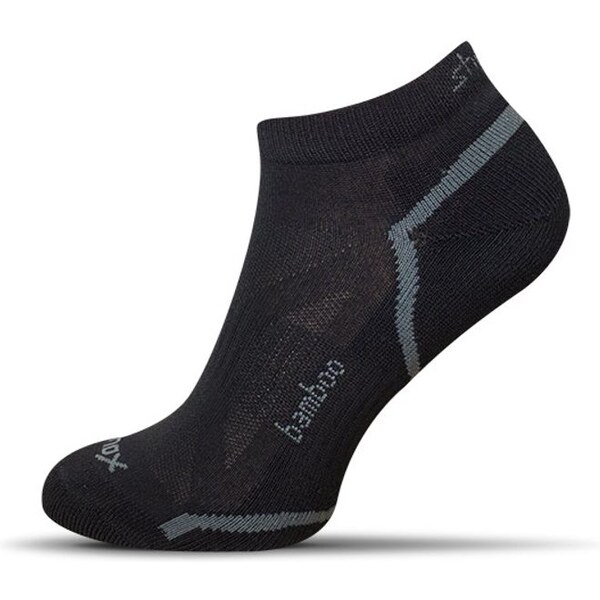 Členkové bambusové pánske ponožky v čiernej farbe 64053305