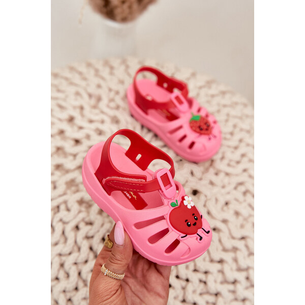 Detské Sandále Na Suchý Zips Ovocie 83615 Ipanema Summer XIV Ružovo 64694984