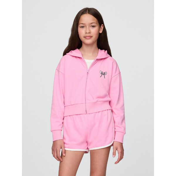 GAP Dievčenská crop mikina Gap × Lilo & Stitch VintageSoft 780460-01 66265604